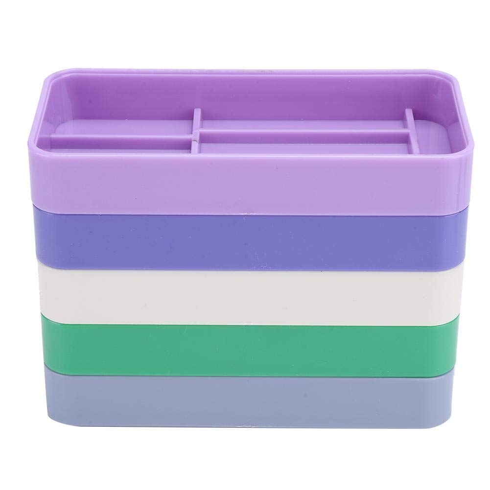 5 Layer Plastic Watch Parts Screw Storage Box - Durable Watchmaker Tool Organizer for Repair Tools, Jewelry Beads & Craft Supplies | Perfect for Watch Repair Shops, DIY Jewelry Making & Small Parts Organization