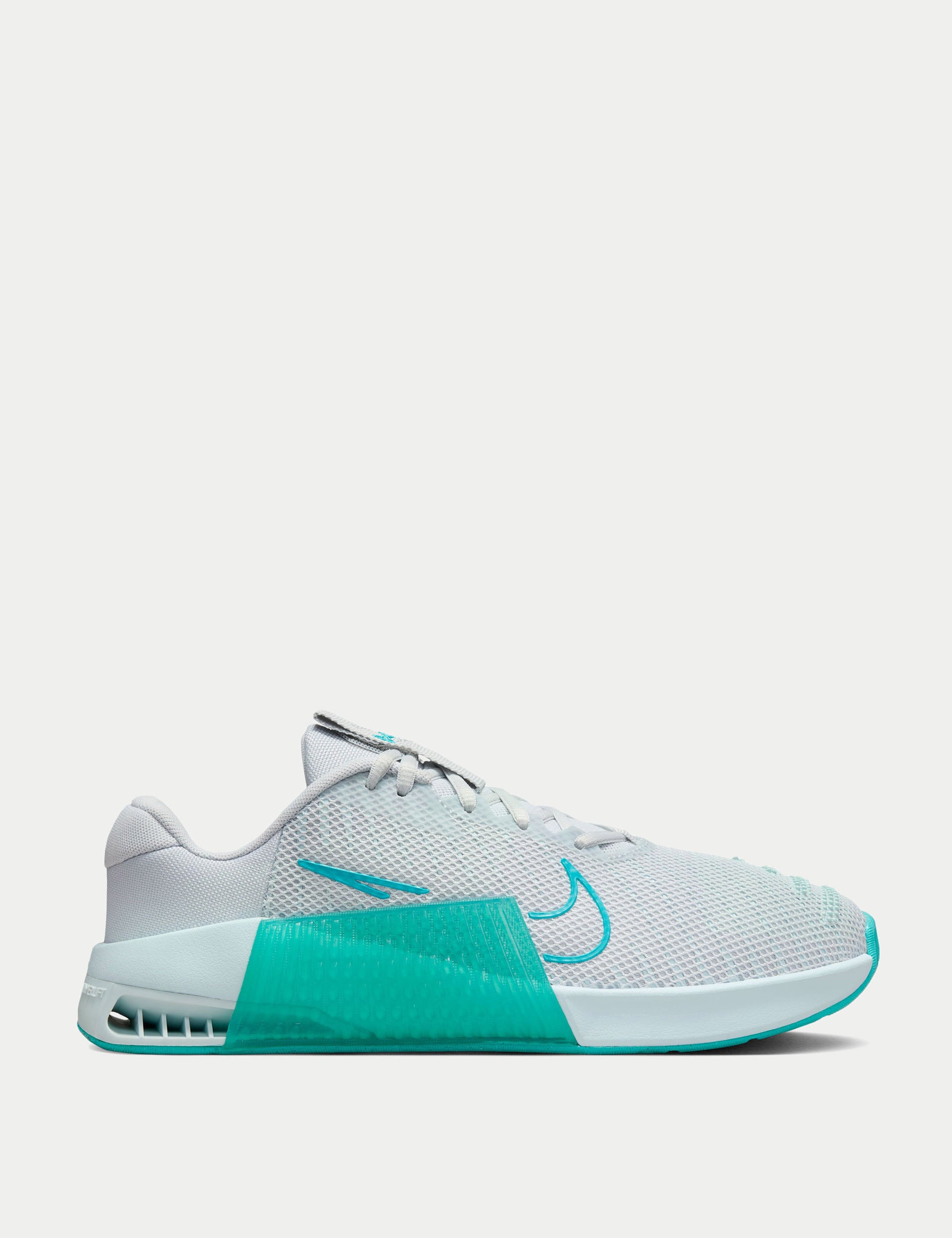 Nike Metcon 9 Cross Training Shoes for Men & Women - Pure Platinum/Dusty Cactus/Glacier Blue | Gym Workout, Weightlifting & CrossFit Training Shoes