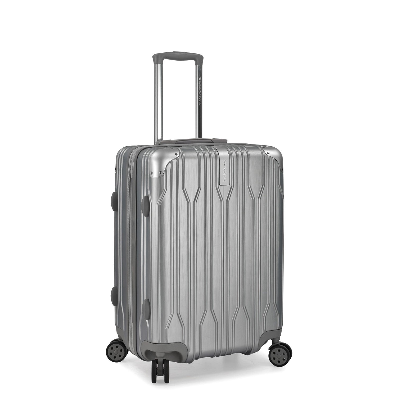 Bell Weather Medium Checked Luggage - Lightweight Durable Suitcase for Travel, Business Trips & Weekend Getaways | Carry-On & Checked Bag Option