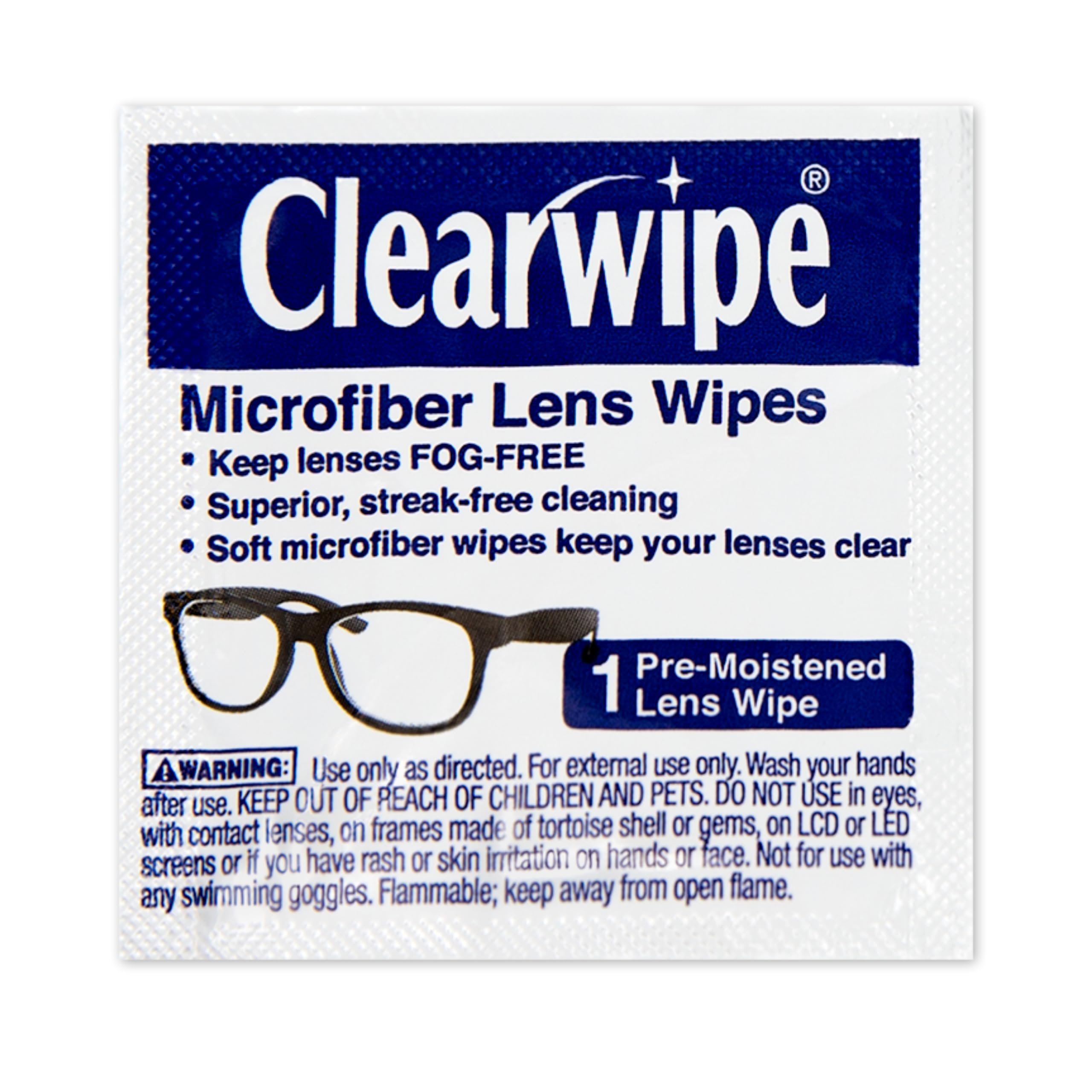 Anti-Fog Microfiber Lens Wipes - 38 Individually Wrapped Pre-Moistened Cleaning Cloths for Glasses, Sunglasses & Camera Lenses | Perfect for Travel, Outdoor Activities & Everyday Use