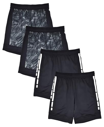 4 Pack- 2 Black + 2 Camo Black