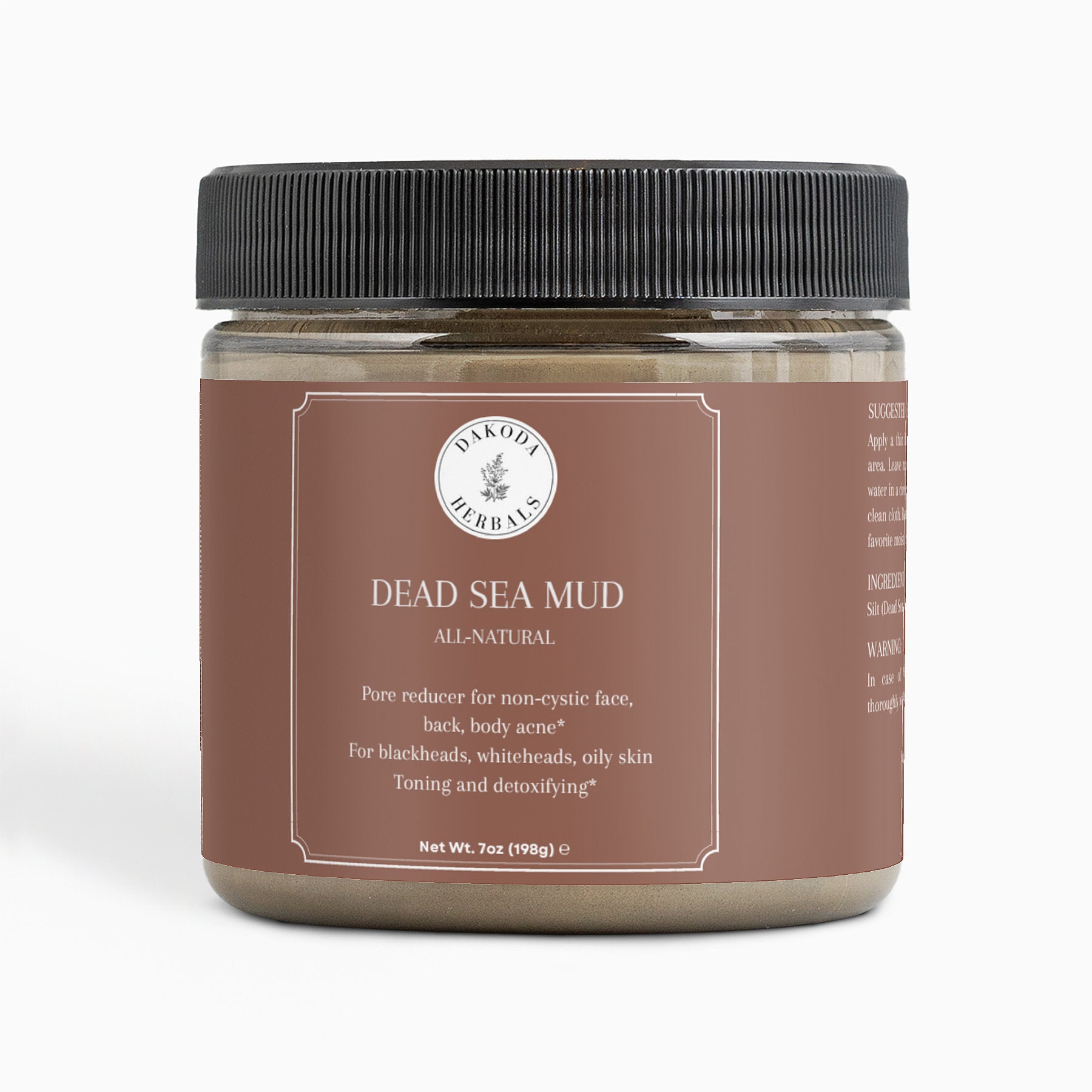 Natural Dead Sea Mud Mask for Face & Body - Deep Cleansing, Detoxifying & Pore Minimizing - Perfect for Spa, Acne Treatment & Skin Rejuvenation at Home