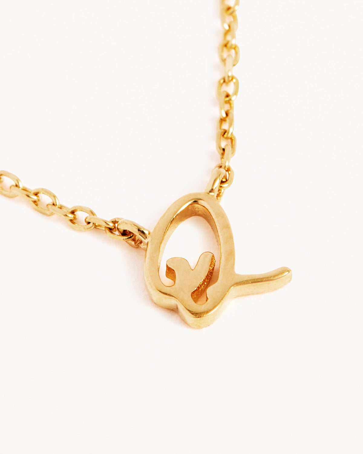 14K Solid Gold Love Letter Necklace for Women - Personalized Romantic Jewelry Gift for Her - Perfect for Anniversaries, Valentine's Day & Special Occasions
