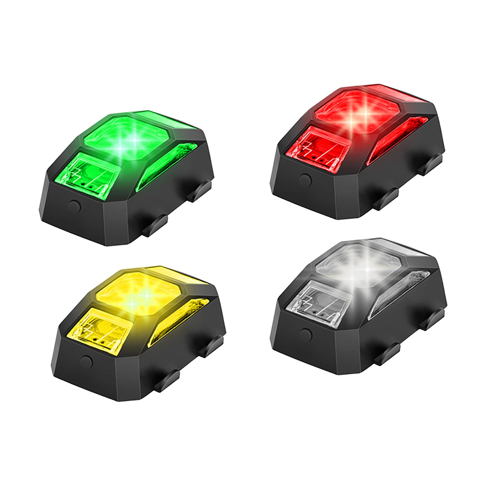 IFOTIME Arm Light 3 - DJI Mavic Strobe Light for Drones, UAV Strobe Light for Night Flying, Multicolor LED Safety Light for DJI Mavic Series, Action Cameras & FPV Drones - Perfect for Night Photography, Aerial Videography and Low Visibility Conditions