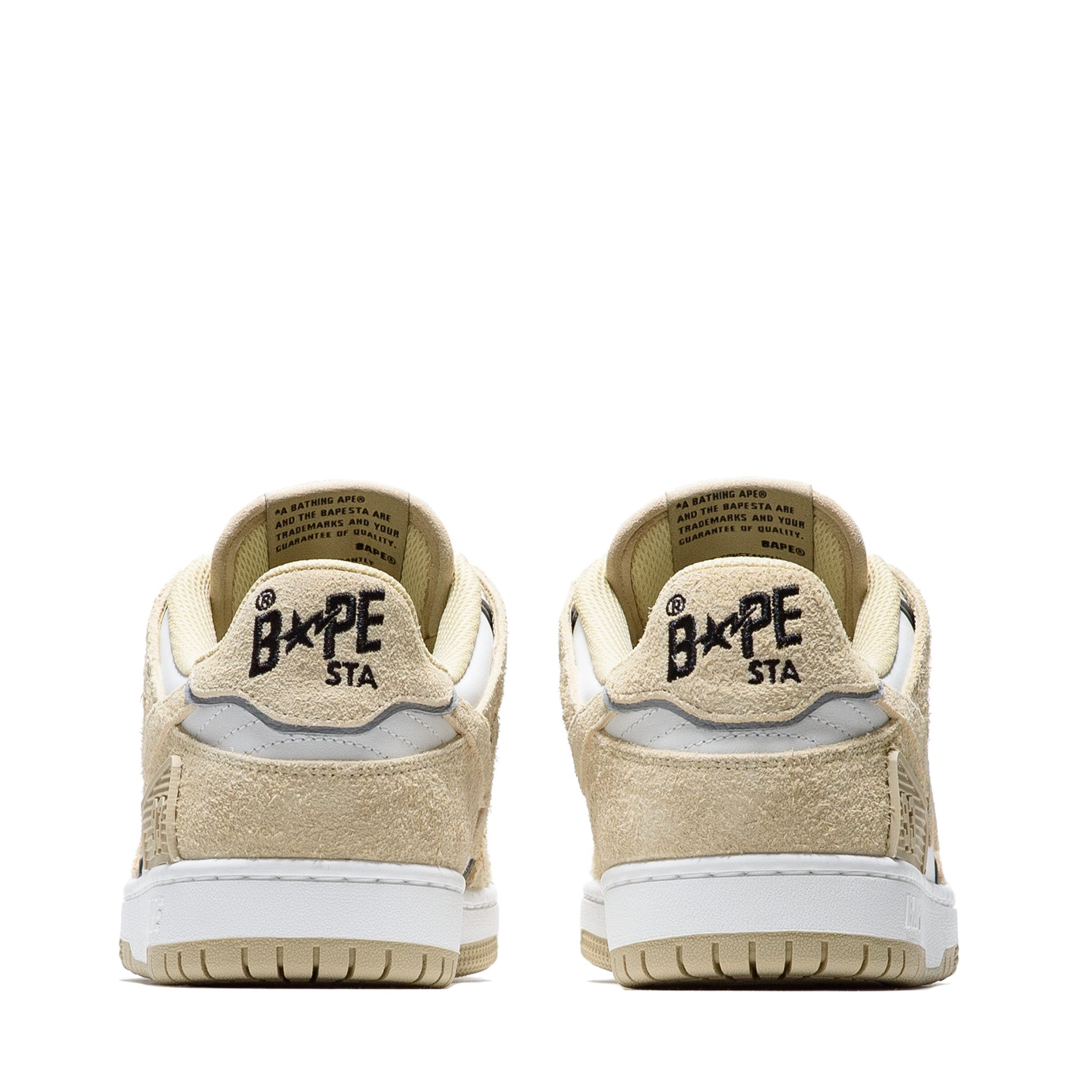 BAPE Sk8 Sta #3 Sneakers - Beige Colorway | Men's Streetwear Fashion Shoes for Casual Wear & Skateboarding