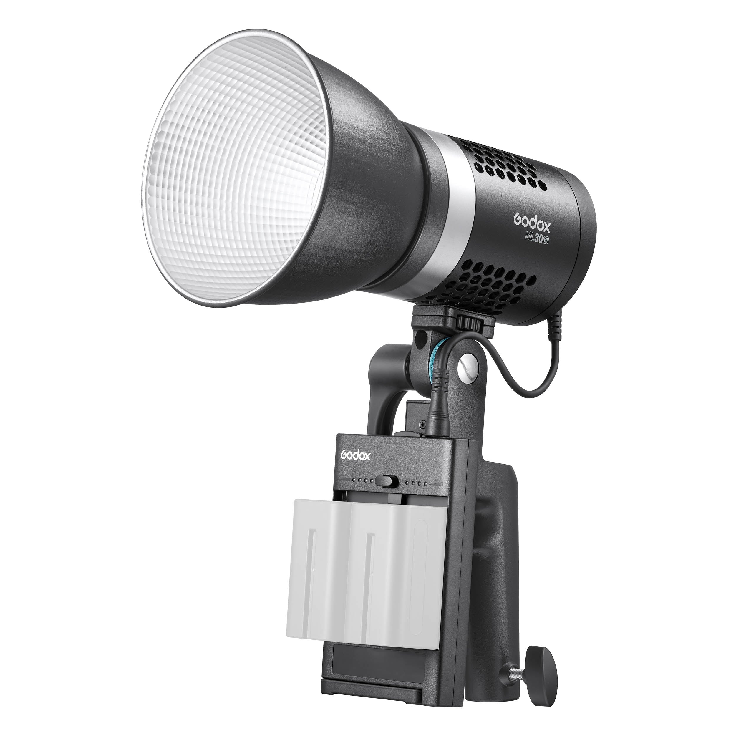 Godox ML30Bi Twin Portable LED Video Lighting Kit - Dimmable Bi-Color 3000K-5600K for Photography, YouTube, TikTok, Live Streaming & Studio Shoots