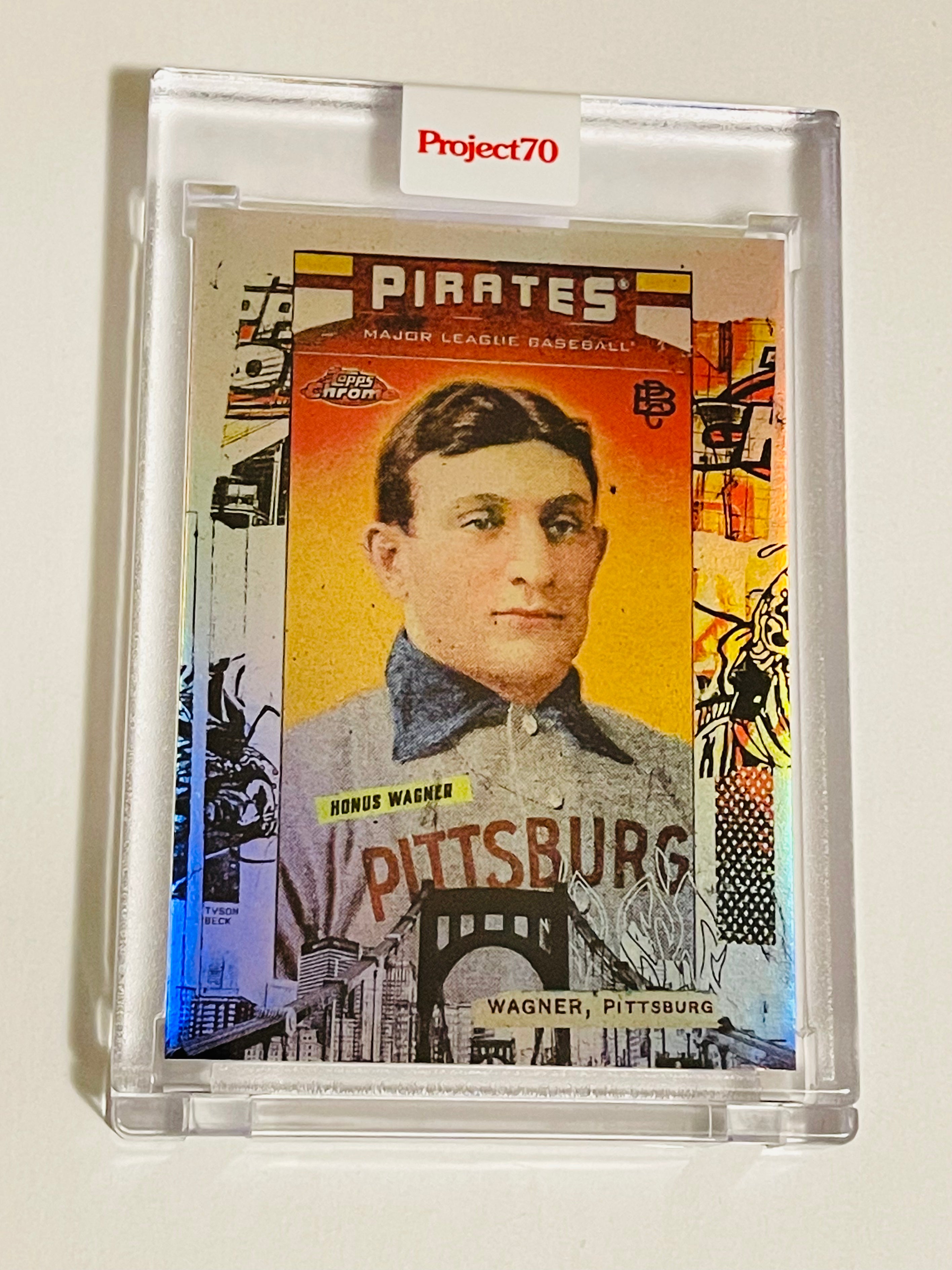 Rare Honus Wagner Topps Rainbow Foil Baseball Card #Numbered - Tyson Beck Limited Edition - Perfect for Collectors, Sports Memorabilia & Investment