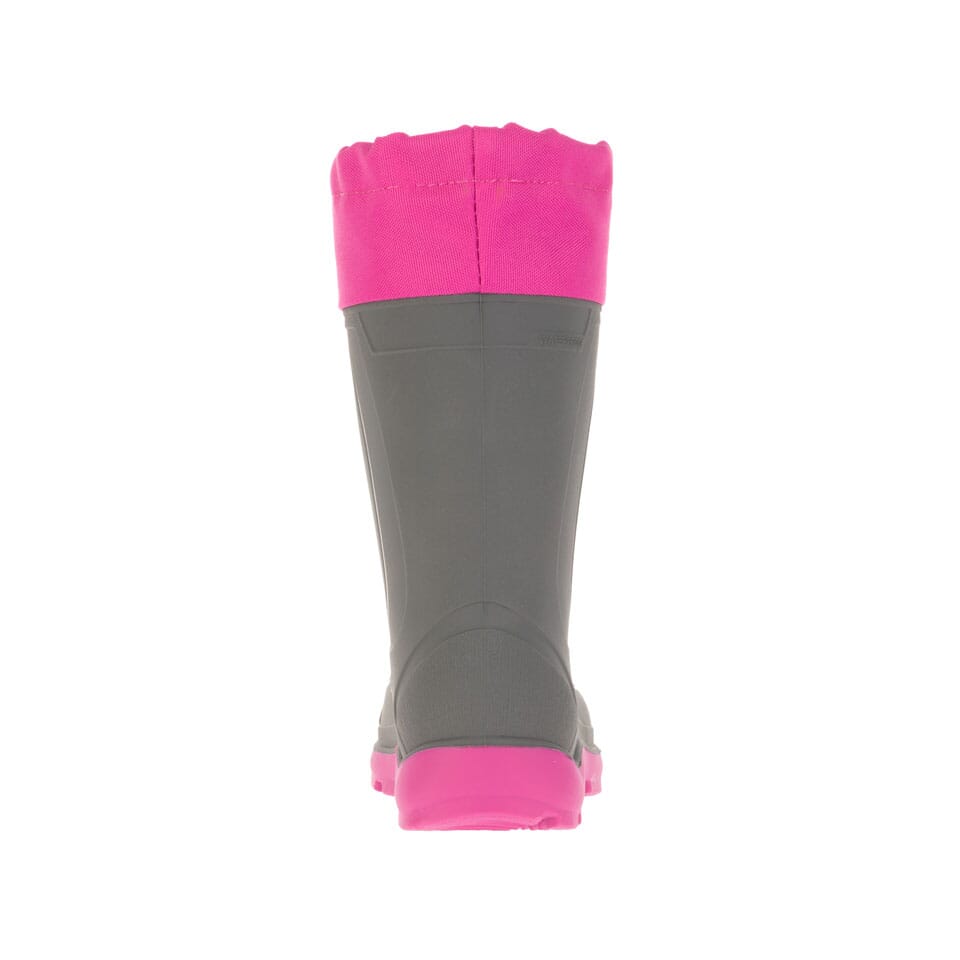 Kamik Charcoal/Magenta Snobuster 1 Boot - Waterproof Winter Snow Boots for Women, Insulated Cold Weather Hiking Shoes - Perfect for Snowy Trails, Outdoor Adventures & Winter Fashion