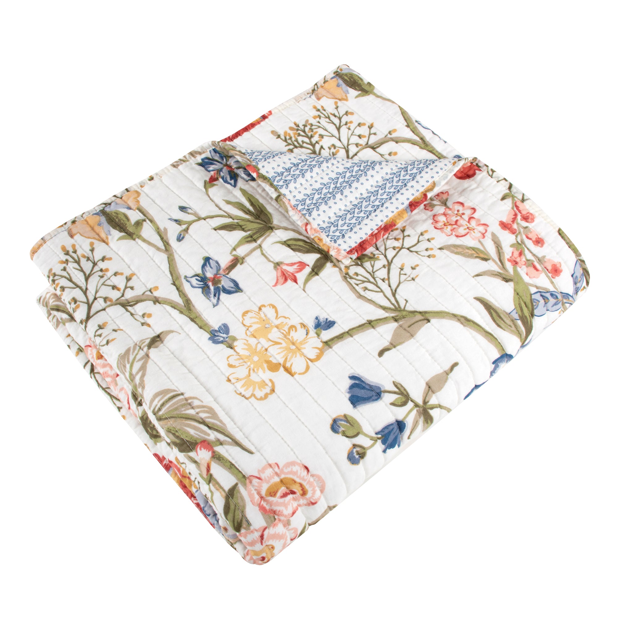Maileen Quilted Throw Blanket - Soft Cozy Lightweight Bedspread for Couch, Sofa & Bed - Perfect for Winter Warmth, Home Decor & Gift Giving