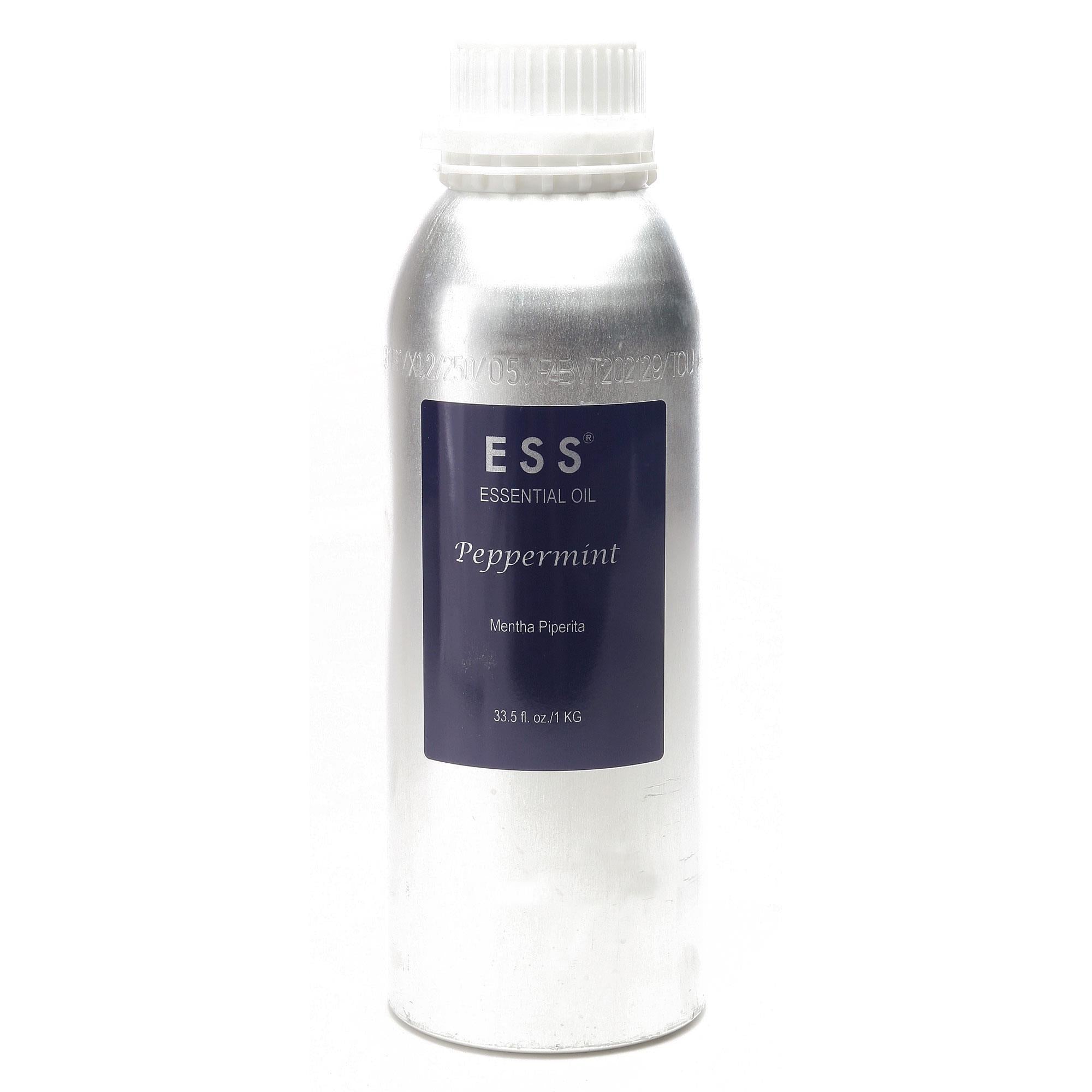 ESS Peppermint Essential Oil - 100% Pure Natural Therapeutic Grade for Aromatherapy, Diffusers & DIY Skincare - Refreshing Mint Scent for Stress Relief & Headache Relief
