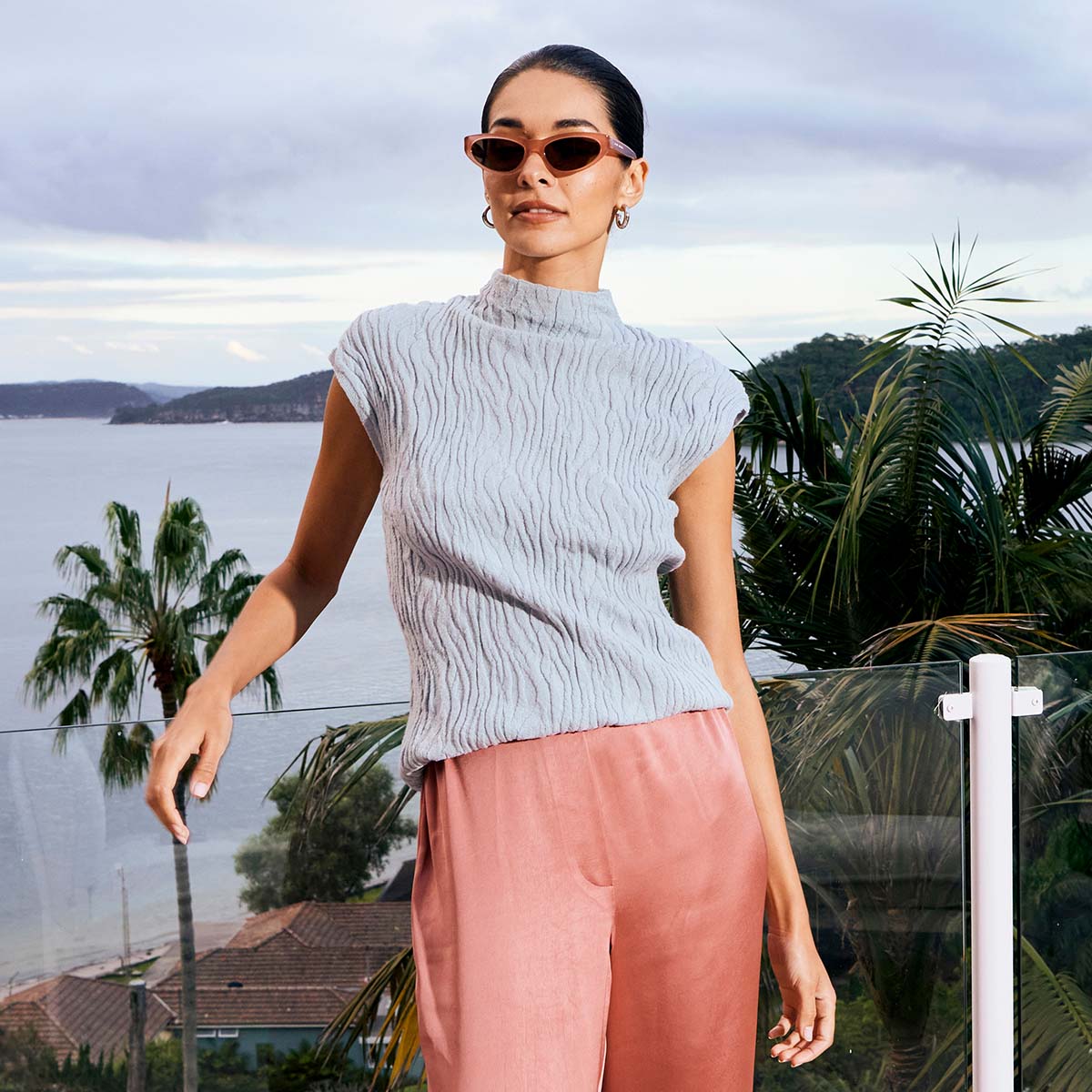 Mindless Sunglasses for Women - Trendy Rose Gold Frame UV Protection Shades - Perfect for Beach, Driving & Outdoor Activities