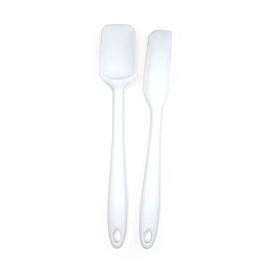 Best Silicone Spatula and Spoonula Set - Non-Stick, Heat Resistant Kitchen Utensils for Baking, Cooking, and Mixing - Perfect for Pancakes, Eggs, and Cake Frosting (Red)