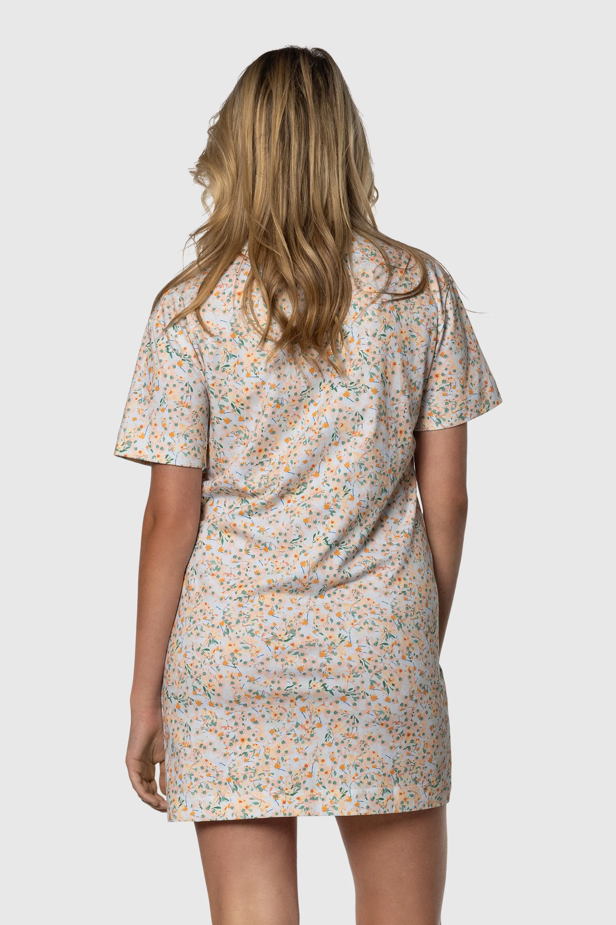 Women's Casual Short Sleeve Tee Dress - Soft Cotton Blend T-Shirt Dress for Summer, Lounge, Travel & Everyday Wear