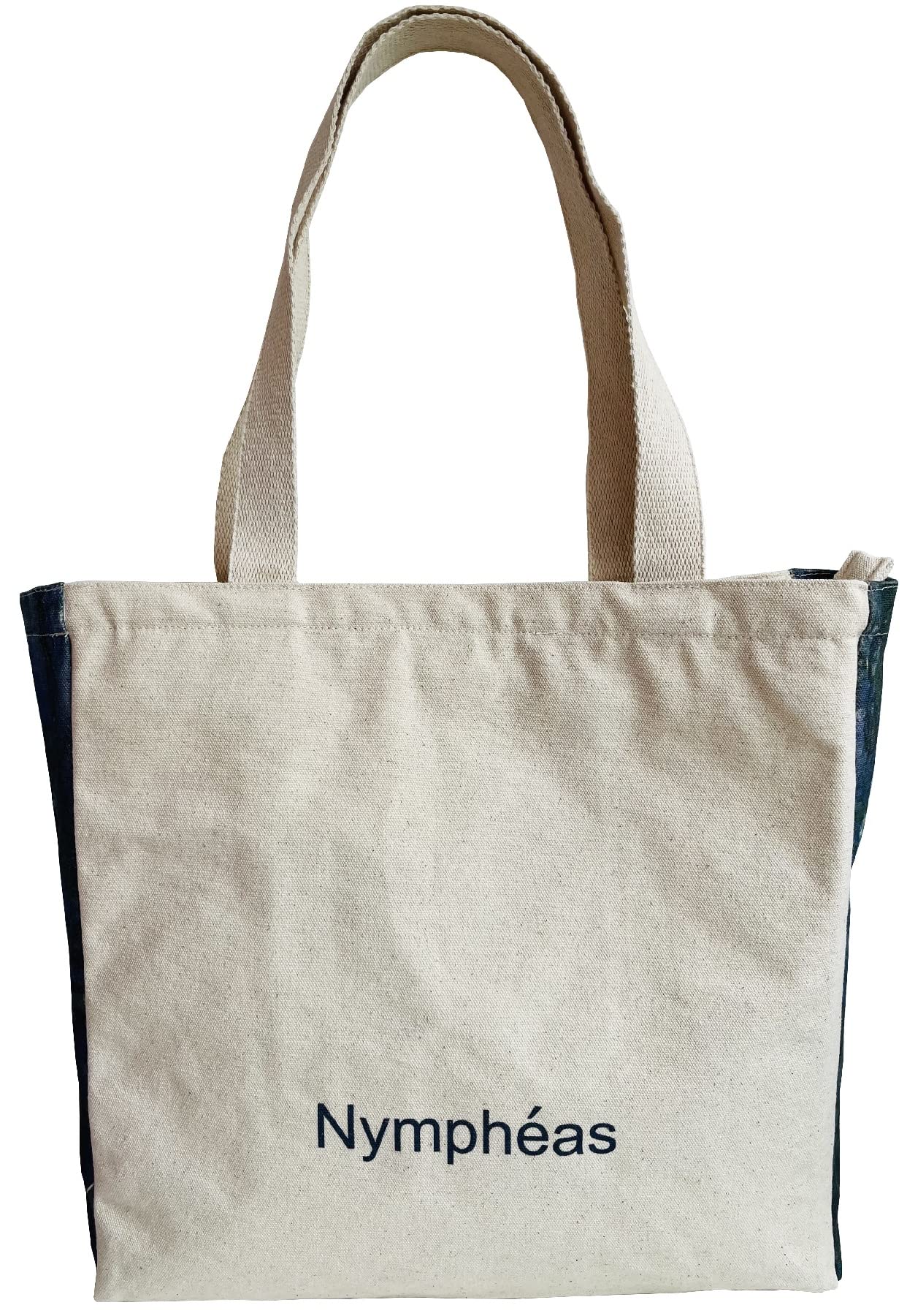Stylish Vintage HaoHakka Canvas Tote Bag with Zipper Pockets - Trendy Graphic School Bag for Women & Girls | Perfect for Shopping, Beach, Work & College