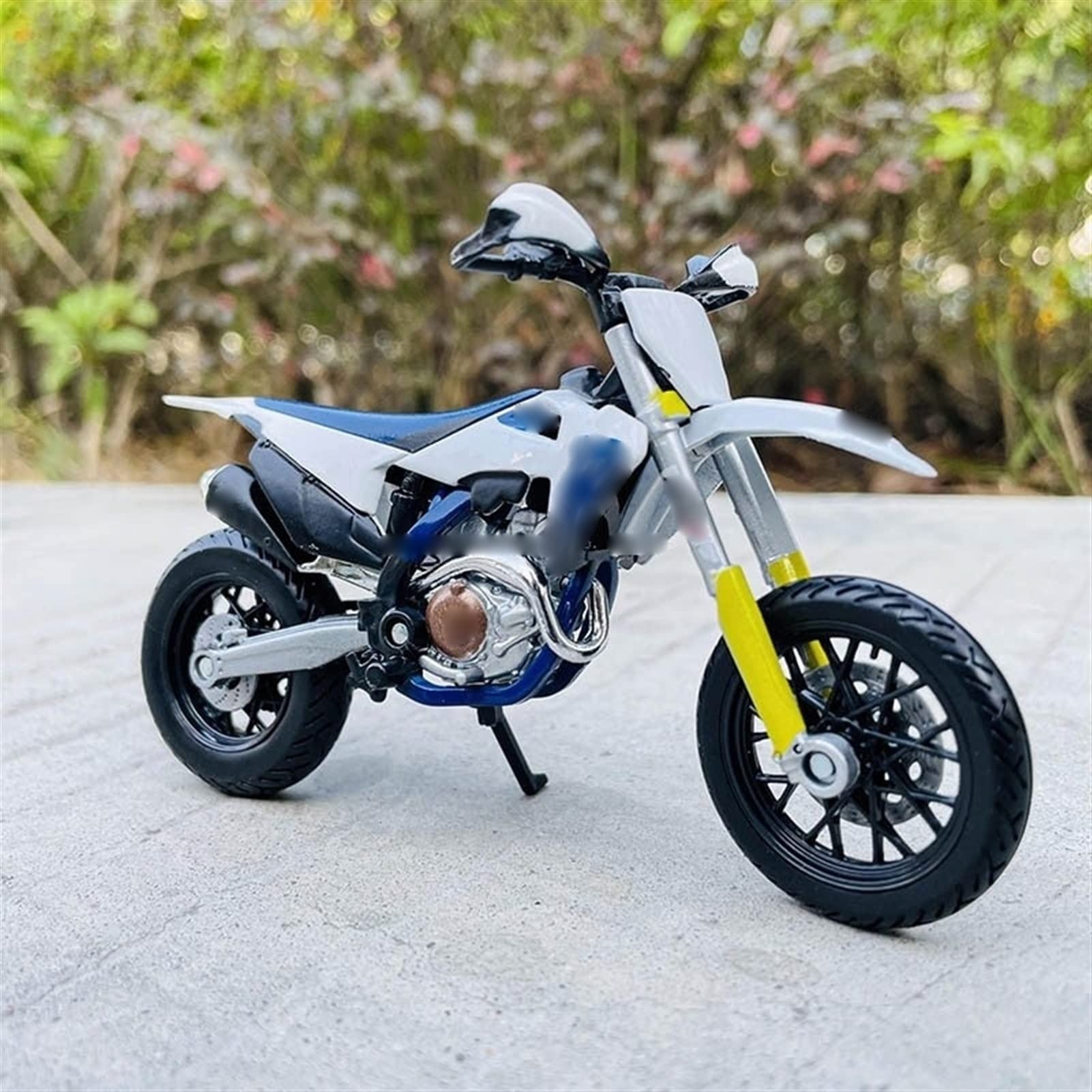 1:18 Husqvarna FS 450 Alloy Motorcycle Model - Adult Collectible for Home/Office Display