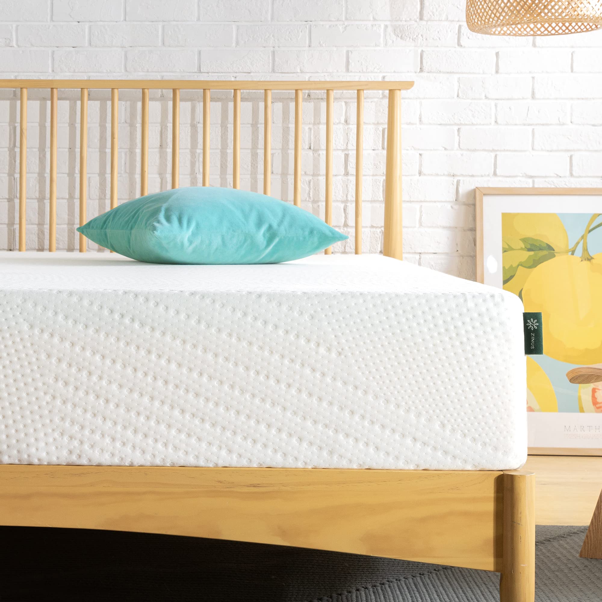 ZINUS 10 Inch Green Tea Memory Foam Mattress - King Size, CertiPUR-US Certified, Bed in a Box for Pressure Relief & Back Support | Perfect for Guest Rooms, Dorms & Small Apartments