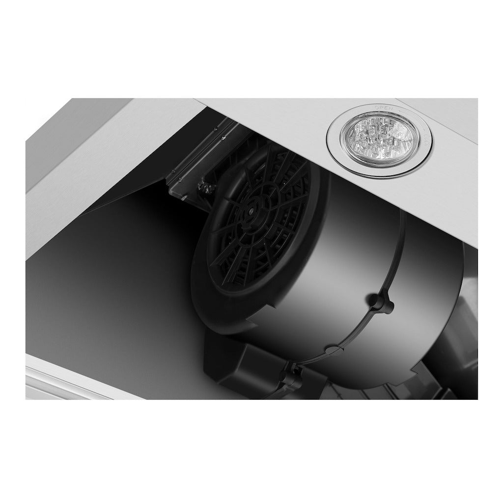Empava 36 Inch Stainless Steel Ducted Wall Mount Range Hood - 36RH04 | Powerful Kitchen Ventilation for Smoke & Odor Removal | Perfect for Modern Home Cooking & Grilling