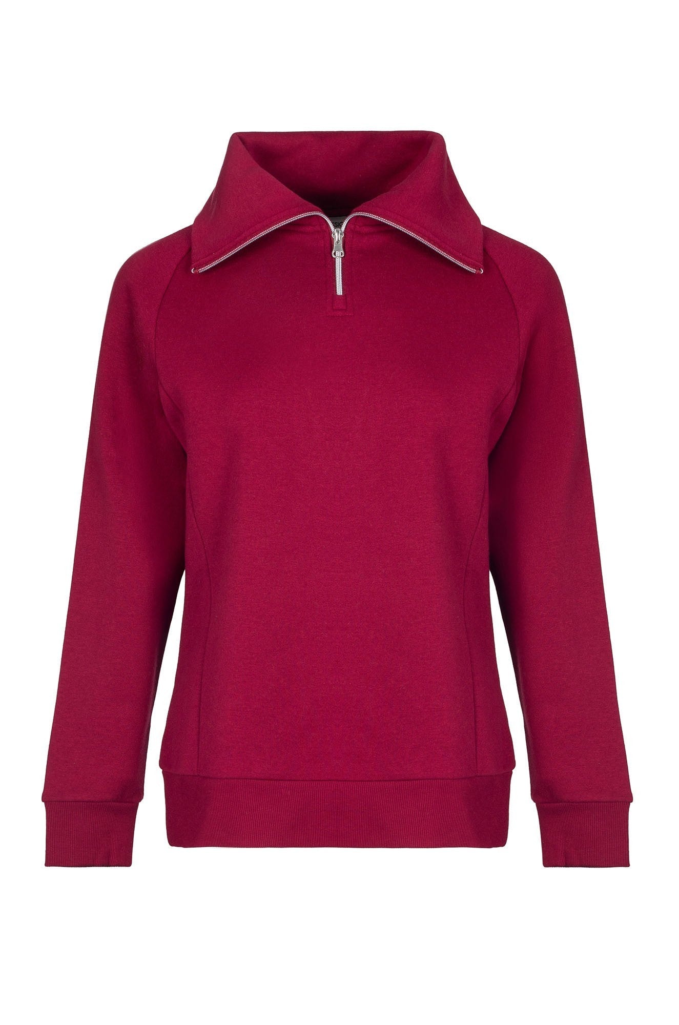 Premium Poly Cotton Fleece Sweatshirt for Men & Women - Soft Merlot Red Pullover Hoodie (Style 9157B1) | Perfect for Casual Wear, Gym & Outdoor Activities