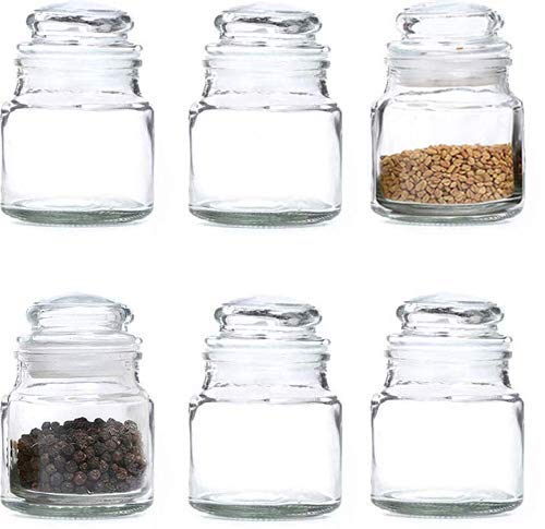 Premium 100ml Masala Jars for Kitchen - Airtight Spice Storage Containers with Lid - Ideal for Organizing Spices, Herbs & Seasonings at Home