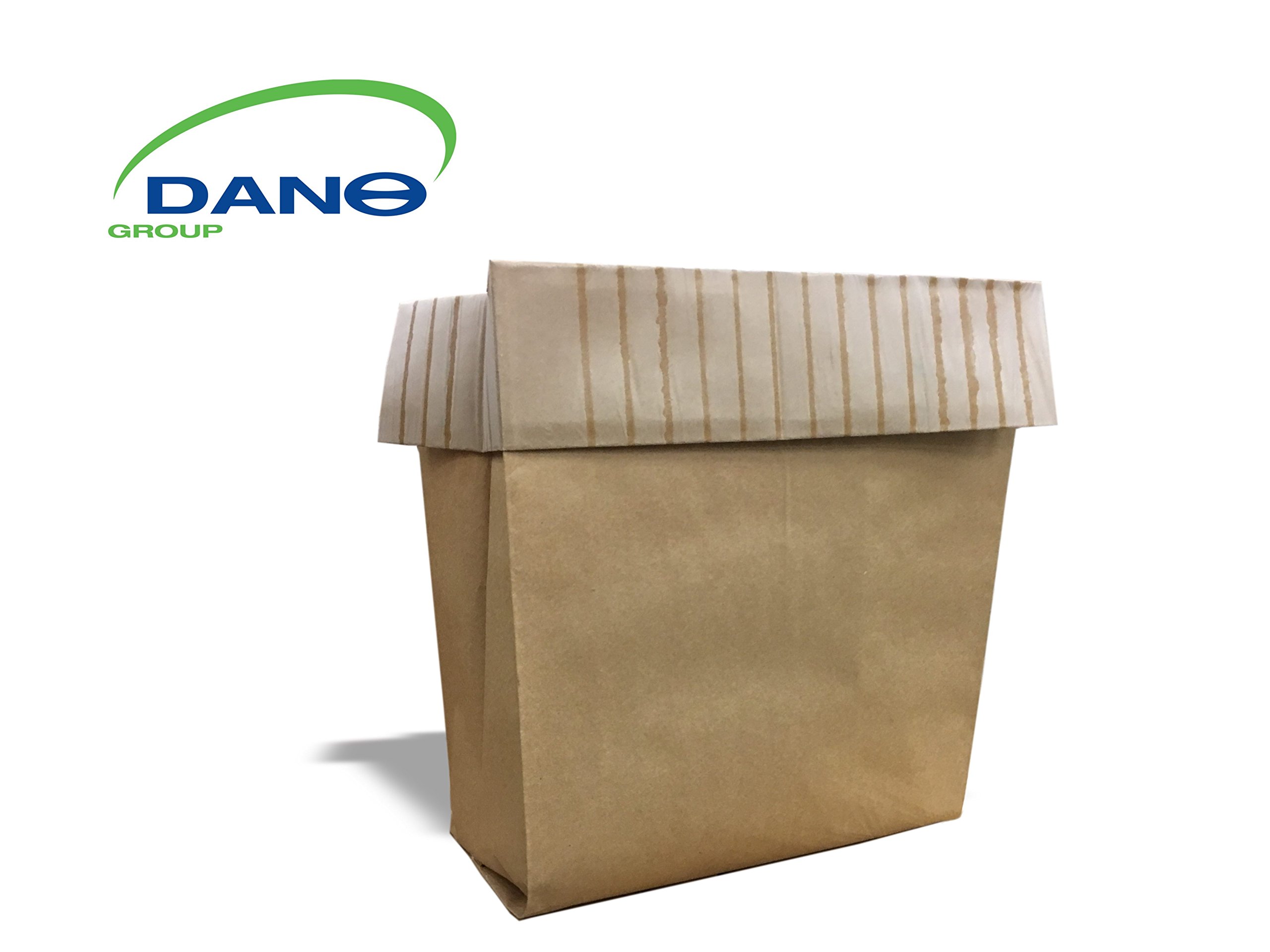 Dano Pre-Cuffed Compactor Bags - Heavy Duty Trash Bags for Waste Disposal, 30 Gallon, 50 Count | Perfect for Kitchen, Office, and Outdoor Cleanup