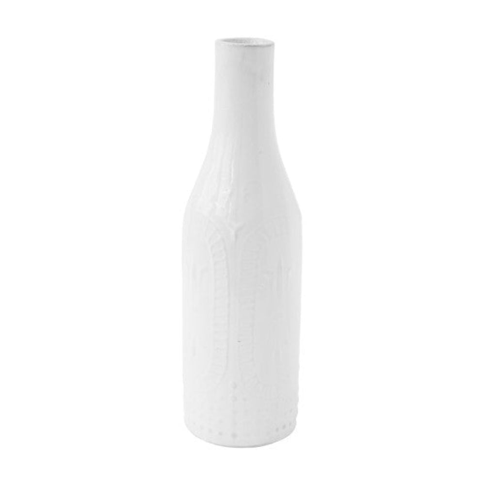 Alpage Glass Bottle Vase - Elegant Decorative Flower Vase for Home Decor, Wedding Centerpieces & Tabletop Display