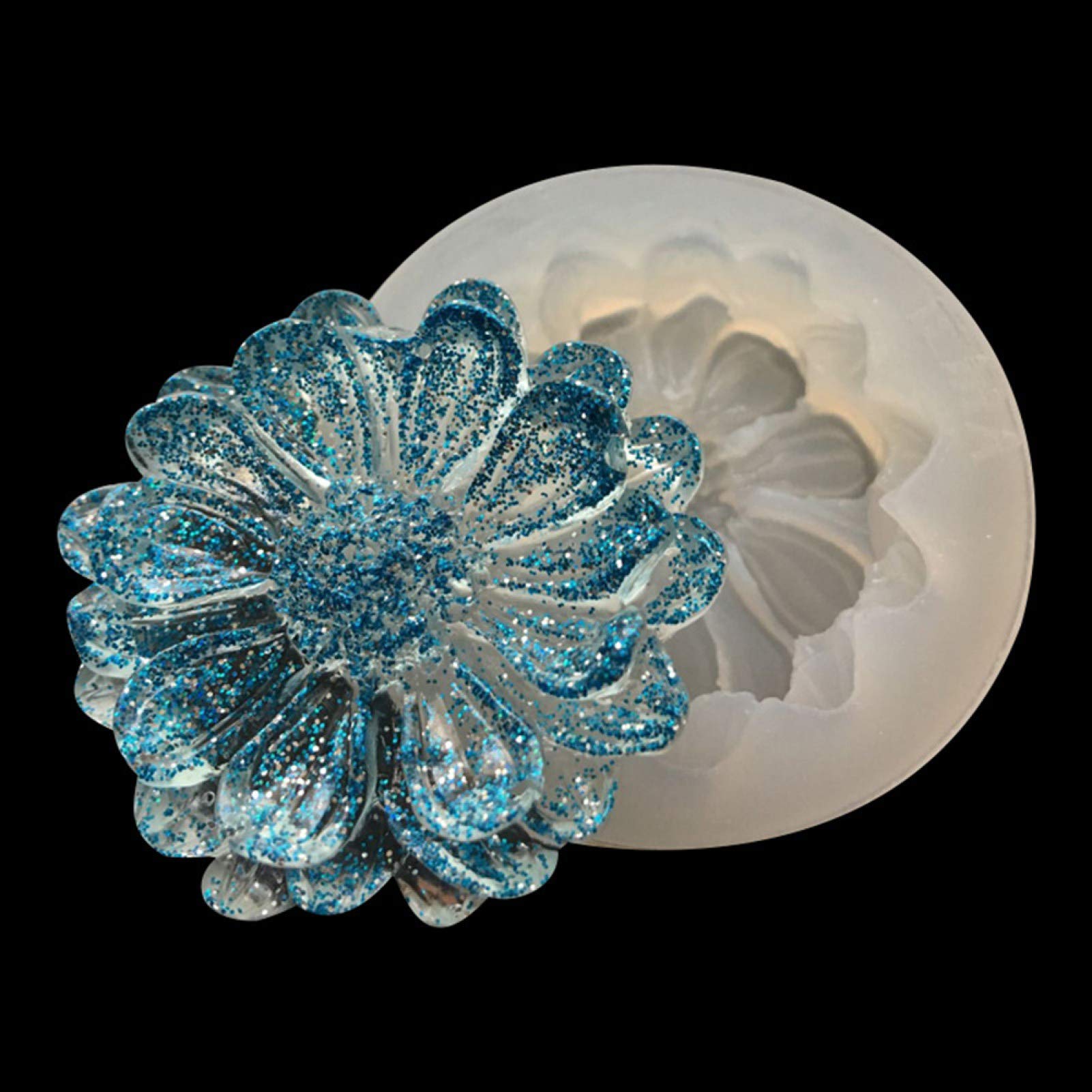 Gilroy Mini Flower Resin Silicone Molds for Jewelry Making - DIY Craft Keychain, Necklace & Earrings Casting Molds - Perfect for Handmade Gifts, Home Decor & Craft Projects