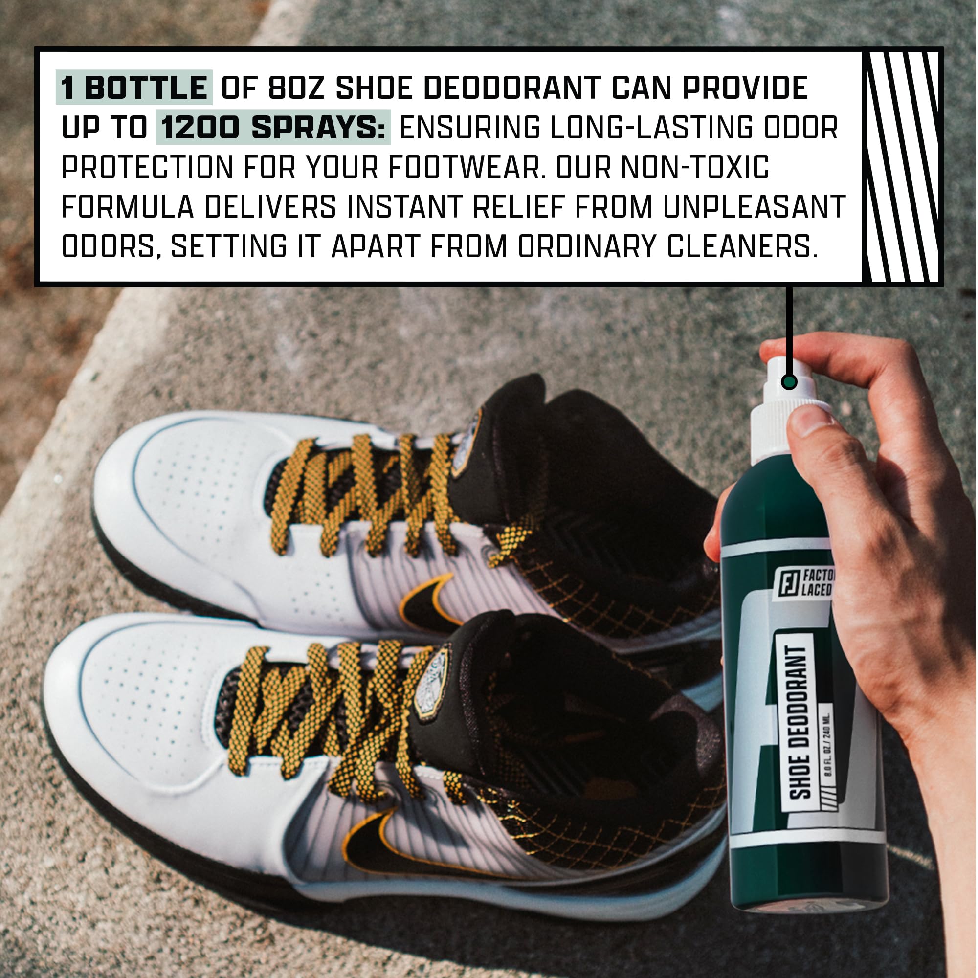 Premium Shoe Cleaning Kit - Complete Sneaker Cleaner Set for All Shoes | Factory Laced | Perfect for Sneakers, Boots & Athletic Shoes | Home & Travel Use