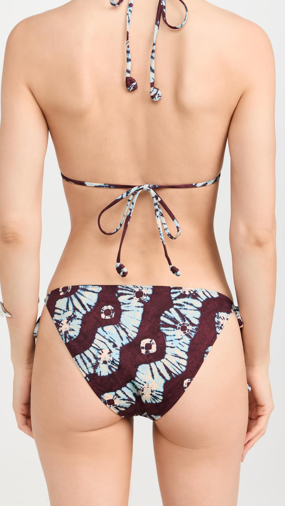 Ulla Johnson Women's Maria Bikini Bottoms - High Waisted Swimwear for Women, Floral Print Beach Bikini Bottom, Comfortable Stretchy Swim Shorts for Summer Vacation & Pool Party