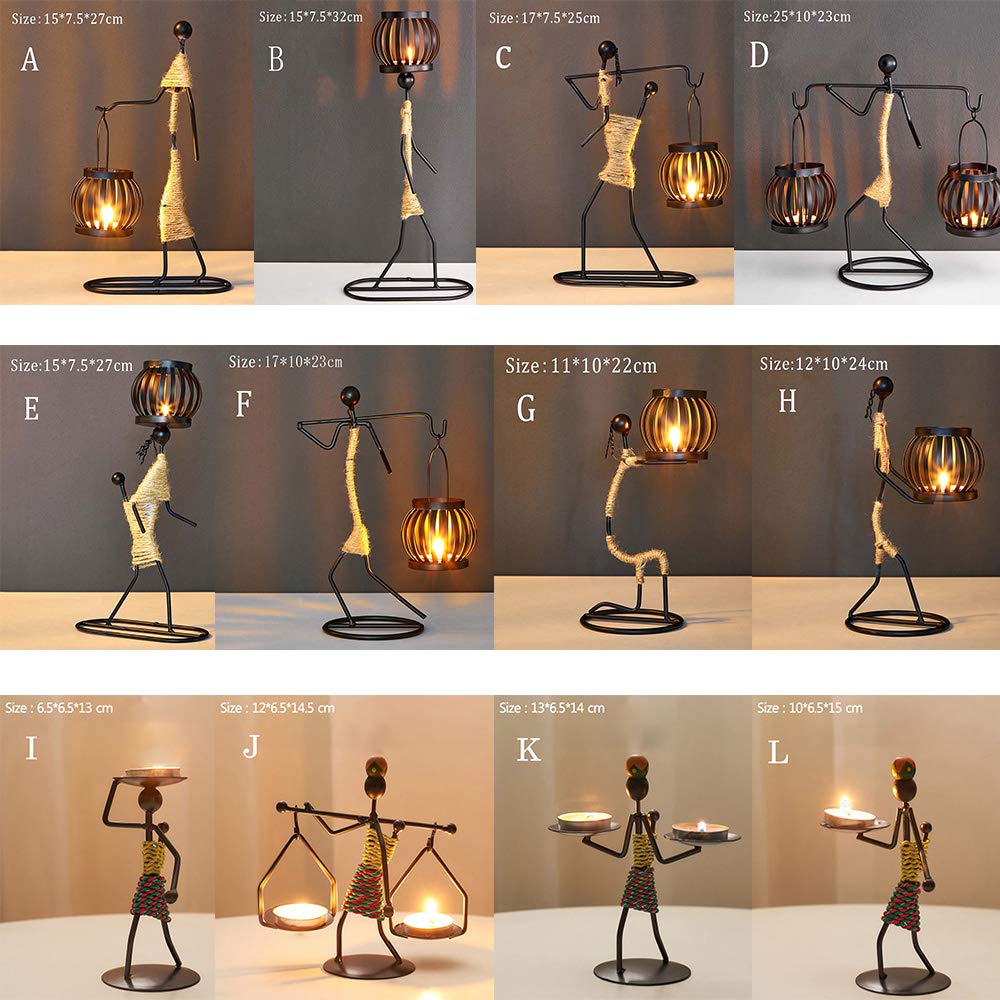 1PC Nordic Abstract Metal Candlestick Holder - Modern Candle Stand for Home Decor, Wedding, Dining Table, and Romantic Ambiance