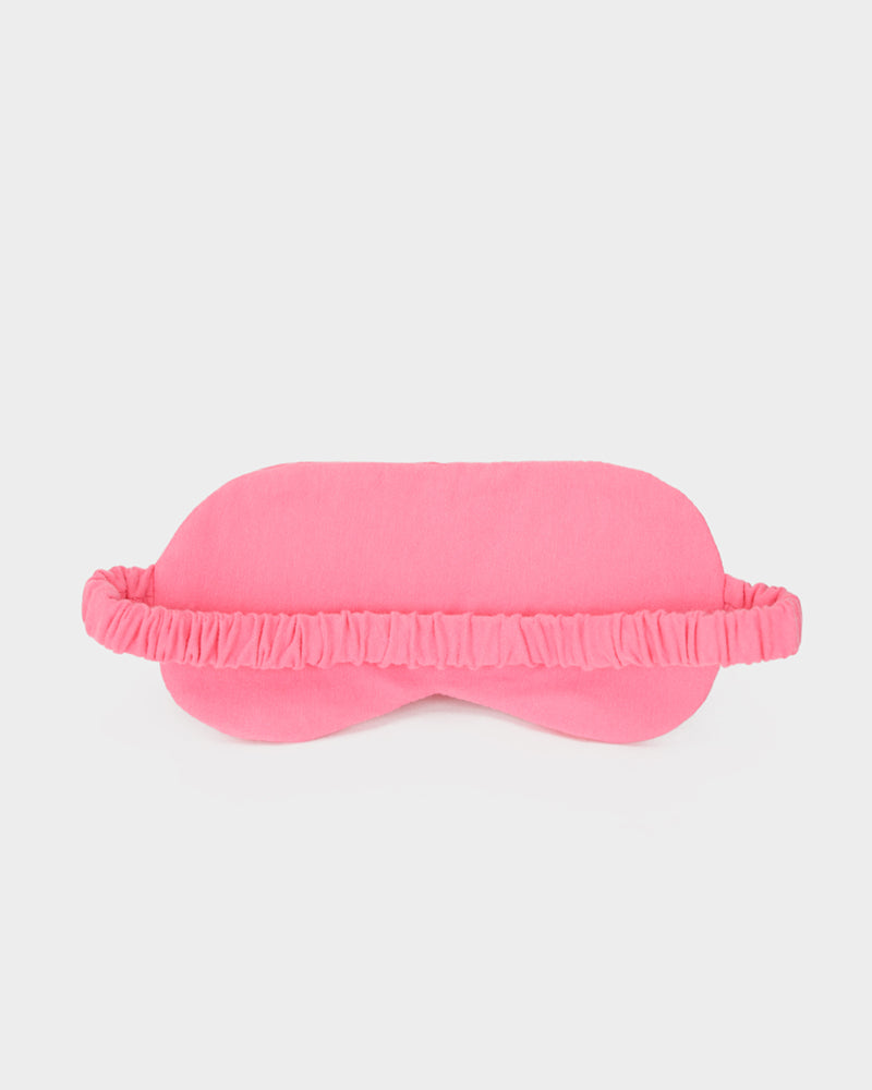 Apollo 1 Neck Pillow & Sleep Mask Set - Soft Travel Pillow for Airplane, Car & Office - Comfortable Eye Mask for Sleeping - Neon Pink - Perfect for Long Flights & Naps