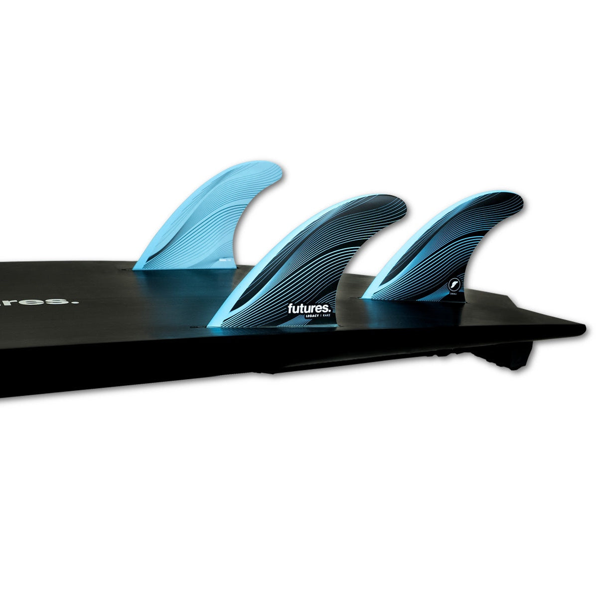 Futures Thruster R4 HC Legacy Thruster Surfboard Fin - High Performance Blue Surf Fin for Shortboards & Performance Surfing - Perfect for Waves, Competitions & Daily Surf Sessions