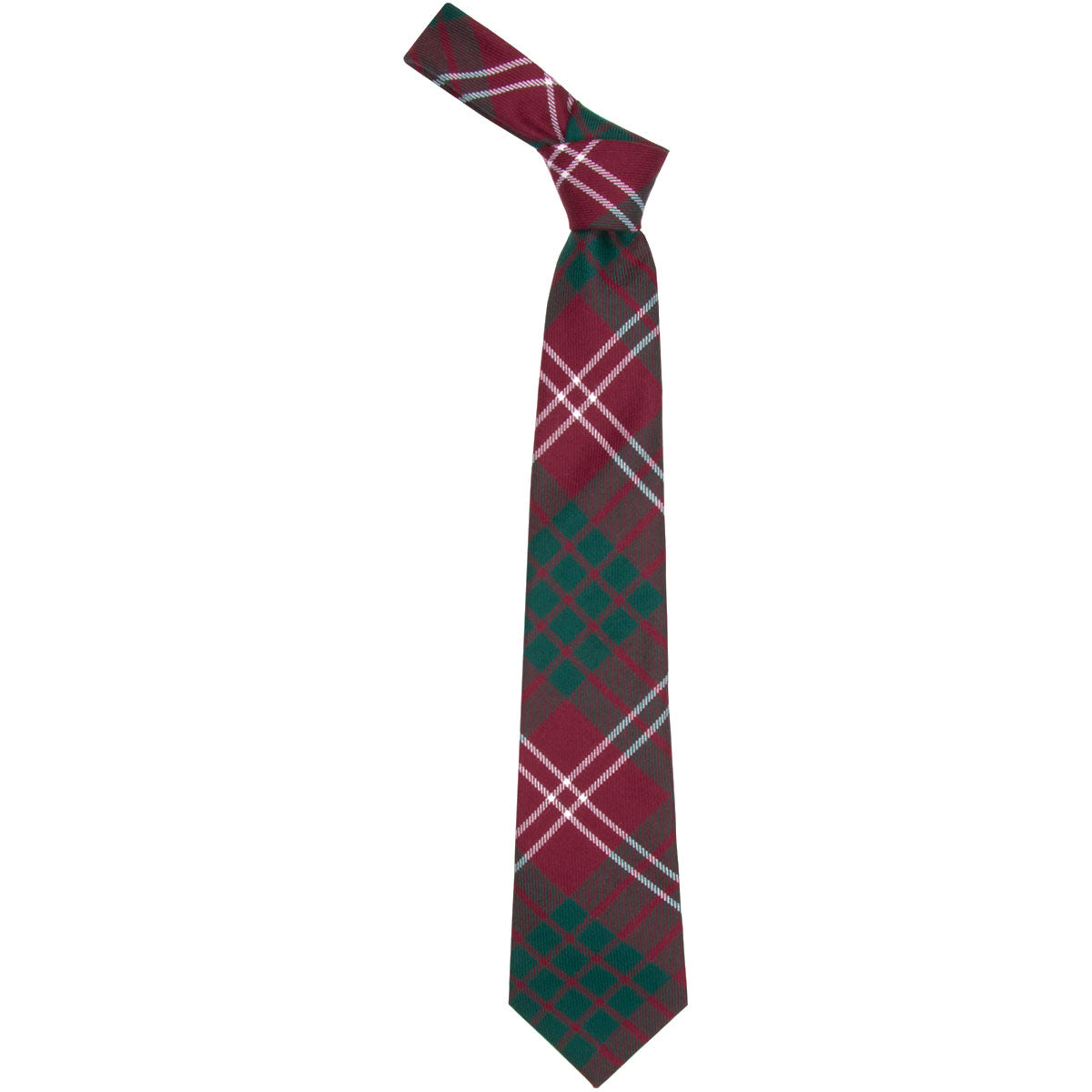 Stylish Crawford Modern Tartan Tie for Men - Classic Plaid Necktie for Office, Weddings & Formal Events