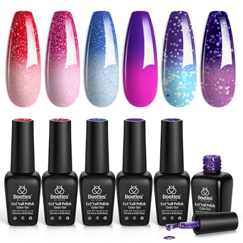 6 Colors Colors Changing Gel Polish