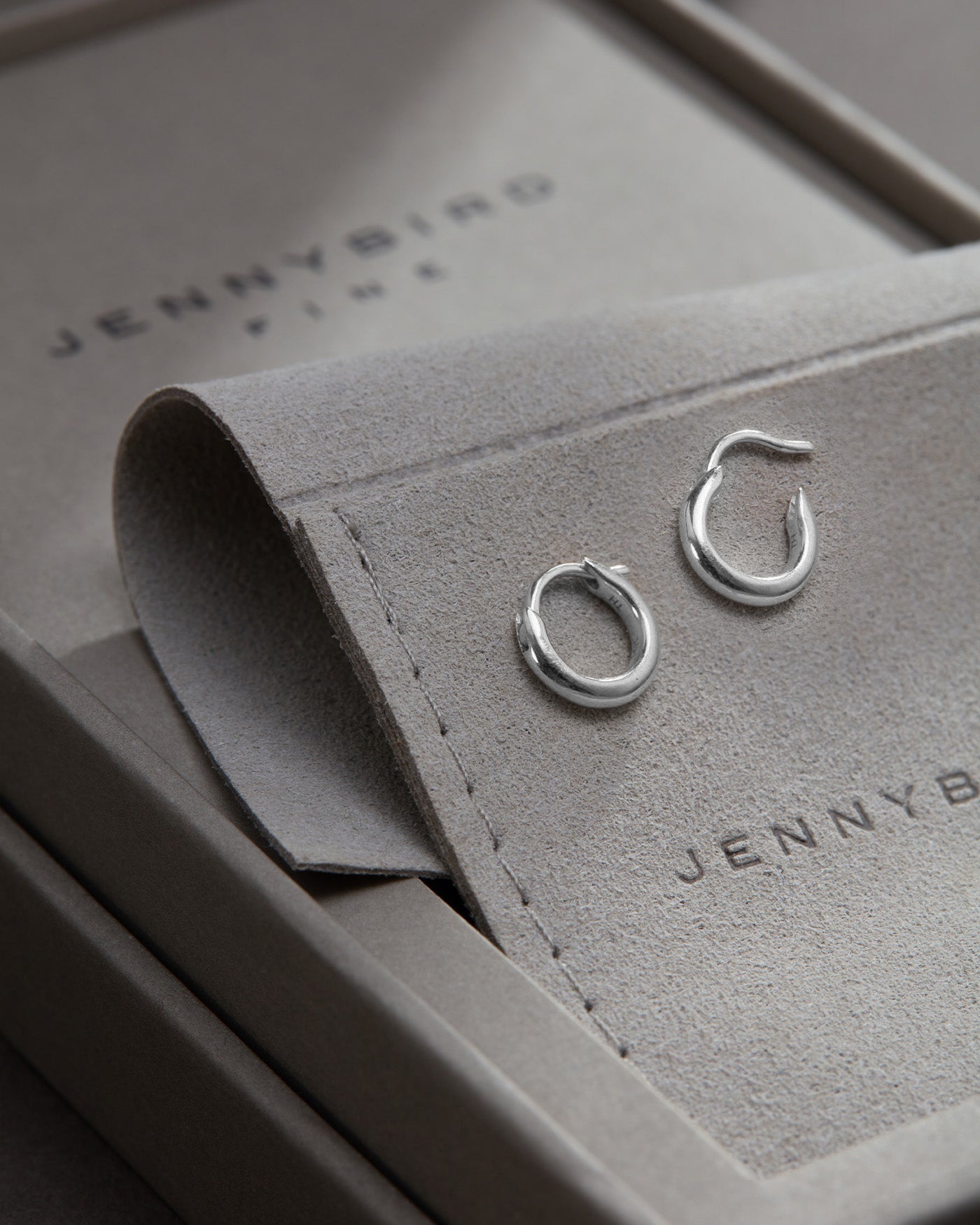 14K White Gold Huggie Hoop Earrings for Women - Dainty Minimalist Everyday Jewelry - Perfect for Work, Date Night & Special Occasions