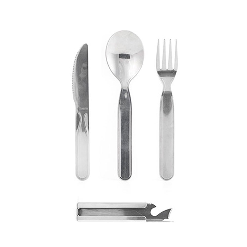 Kikkerland 4-Piece Camping Utensil Set for Outdoor Adventures