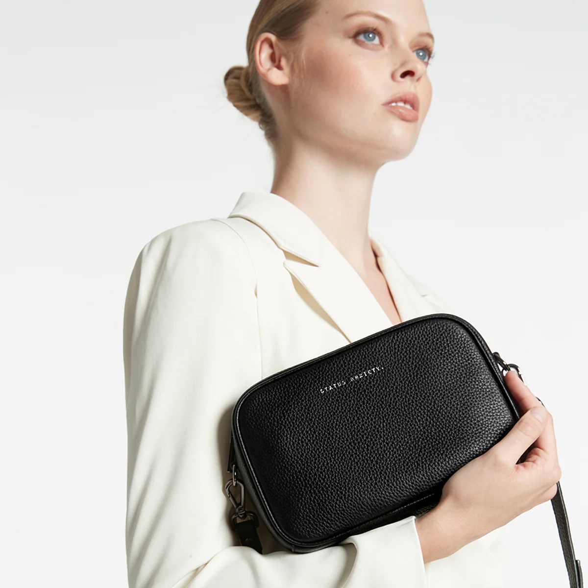 Status Anxiety Plunder Bag - Stylish Black Crossbody Bag for Women | Perfect for Work, Travel & Everyday Use