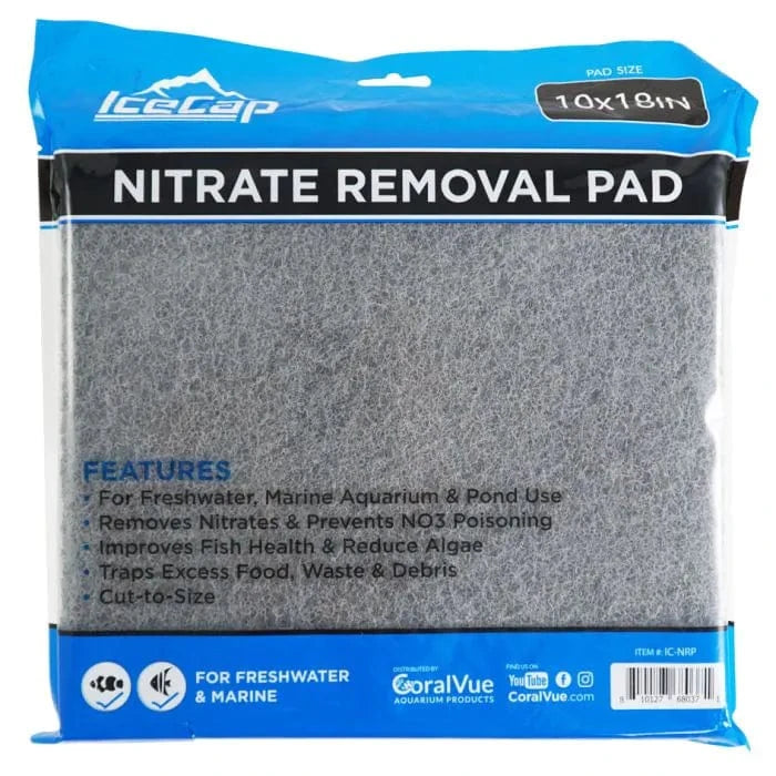 IceCap Cut-to-Fit Nitrate & Phosphate Reducing Filter Media Pad for Aquariums - Improve Water Quality in Saltwater & Freshwater Tanks