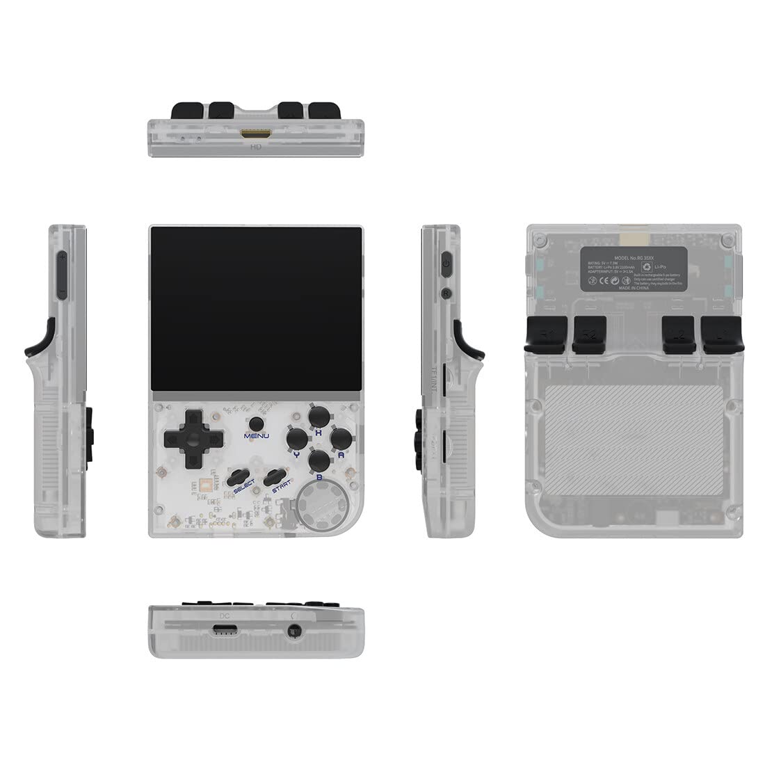 LOCHE RG35XX 3.5-Inch Retro Handheld Game Console - 64GB/128GB Portable Gaming Device with 8000 Built-in Classic Games, Mini Arcade System for Kids & Adults | Perfect for Travel, Commuting & Nostalgic Gaming Fun