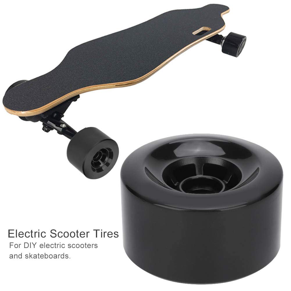 Keenso Pro 90mm 80A PU Shockproof Skateboard Wheels with Bearings - Durable Longboard & Electric Scooter Tires for Smooth Riding | Perfect for Commuting, Cruising & Street Performance