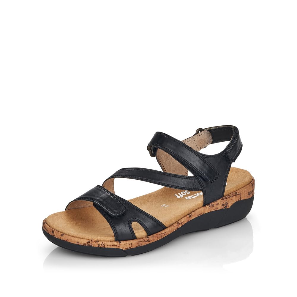 Remonte Women's Ankle Strap Sandals - Comfortable Heeled Summer Dress Shoes for Weddings, Parties & Casual Outings