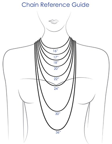 FJC Finejewelers 16 Inch Sterling Silver Spiga Chain Necklace for Women - Dainty Italian Cable Link Jewelry Gift for Her, Perfect for Layering, Everyday Wear & Special Occasions