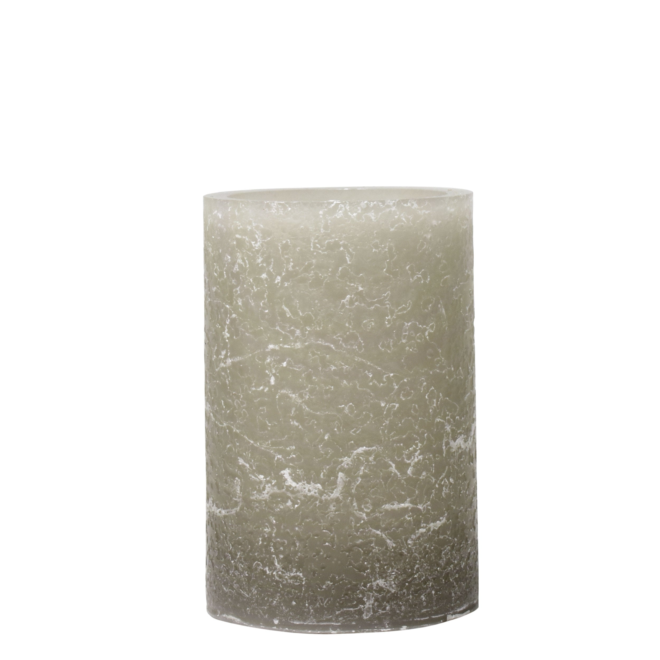 Artisan Grey Wax Luminaries Candle Holders - Set of 6, Handmade Decorative Tea Light Holders for Home Decor, Wedding Centerpieces & Romantic Ambiance