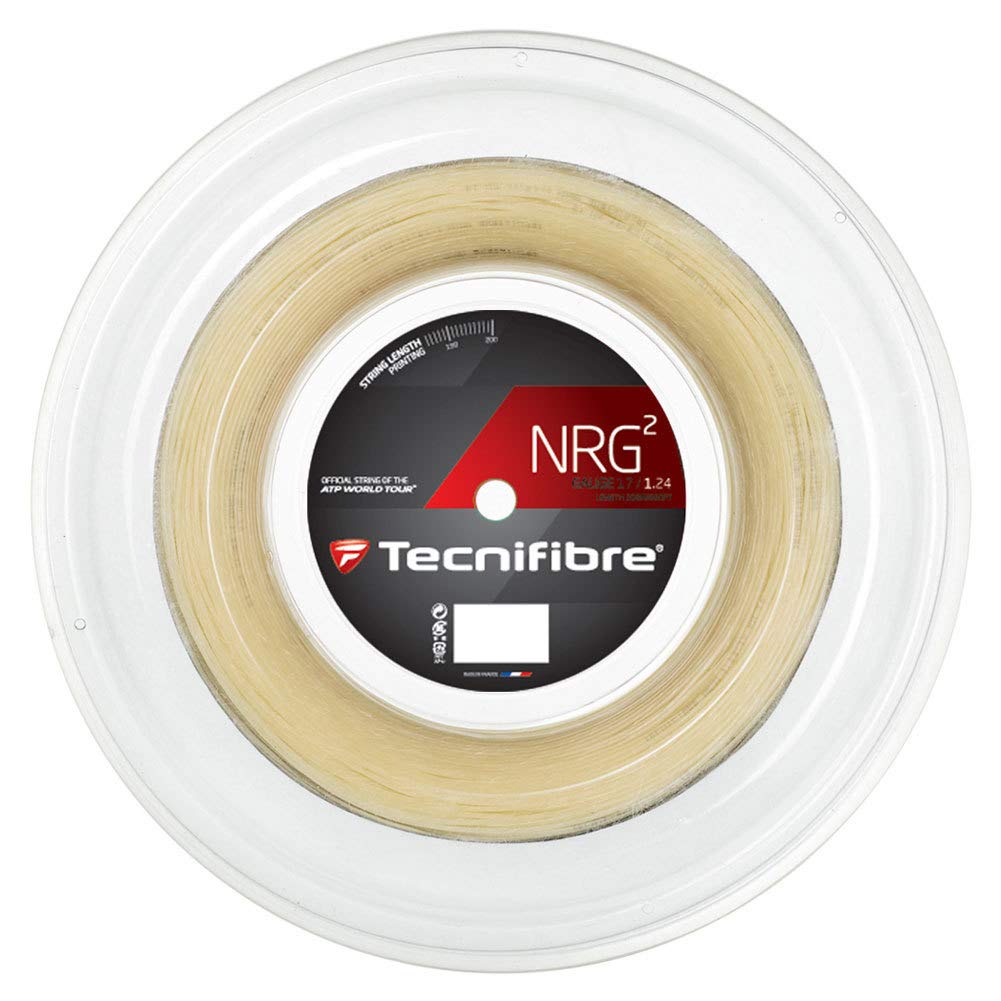 TECNIFIBRE NRG2 SPL 17g Tennis String Reel - High Performance Polyester String for Power & Control | Perfect for Competitive Players & Tournament Play