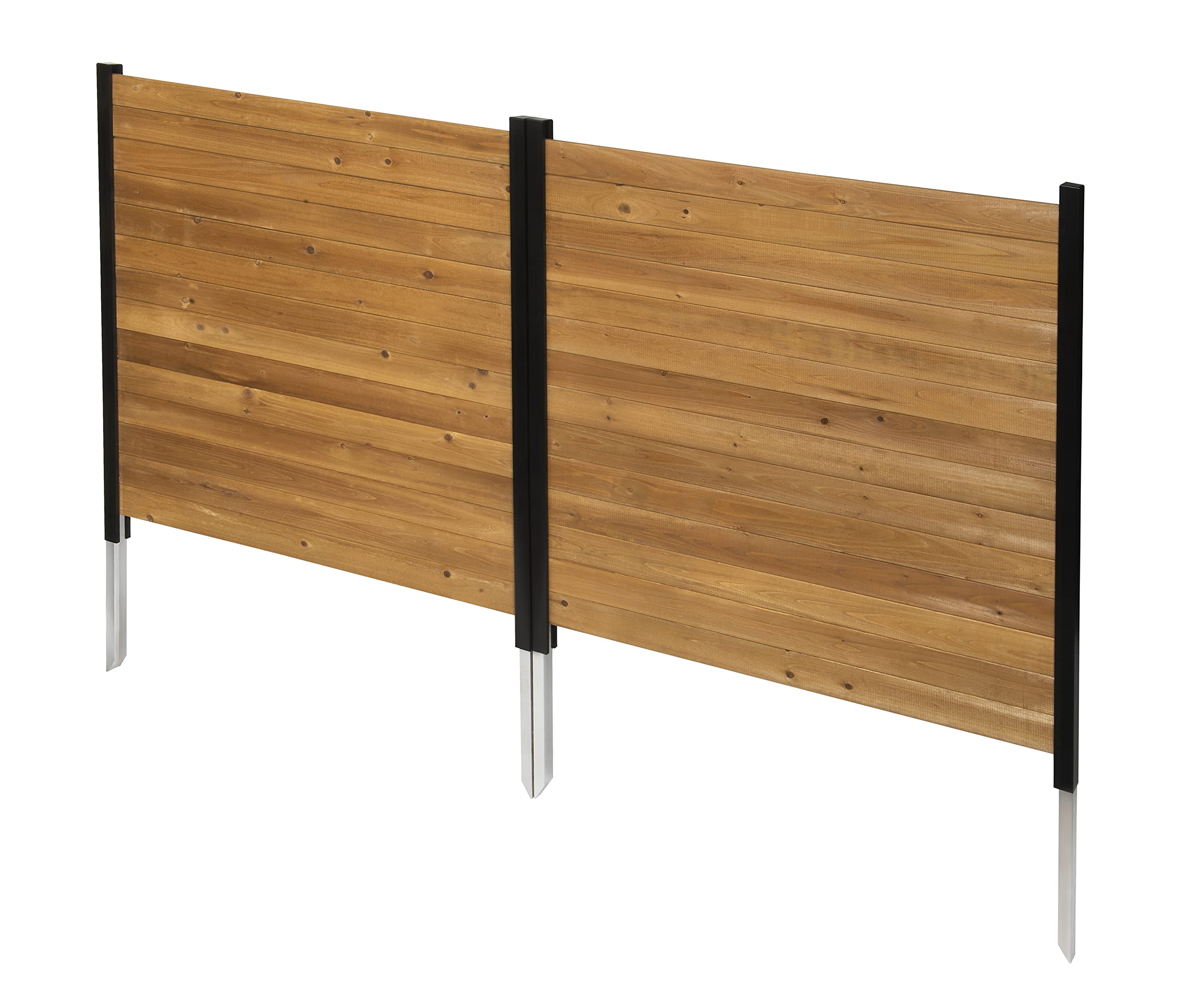 42in H x 38in W (2 Panels) No Dig Richmond Cedar Wood Privacy Screen - Outdoor Privacy Wall, Pool Equipment Enclosure, Trash Can Cover, AC Unit Fence - Perfect for Backyard, Patio, and Garden Decoration