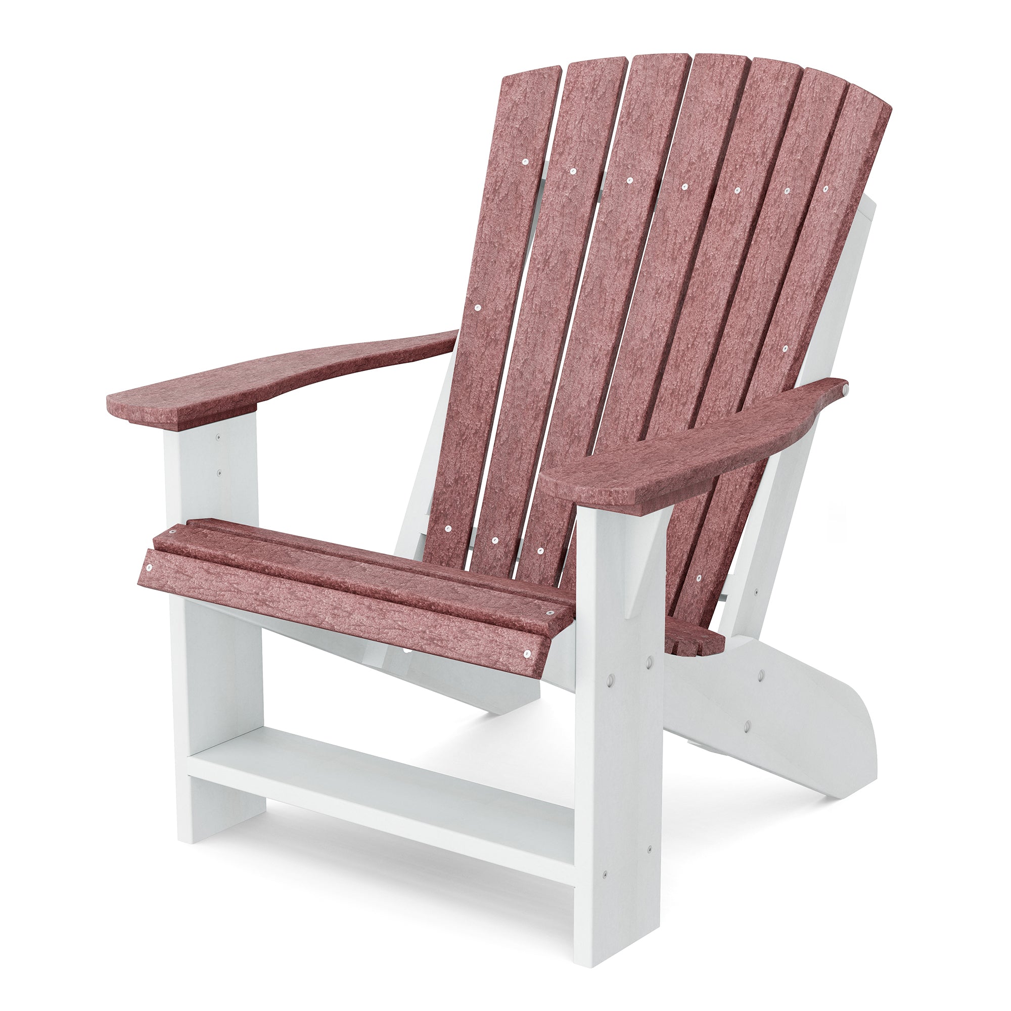 Premium Heritage Adirondack Chair - Solid Wood Outdoor Patio Furniture for Garden, Deck, Poolside & Backyard Relaxation