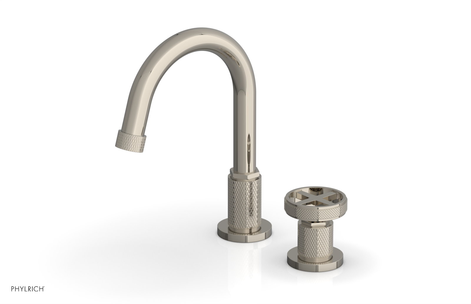 DUSTRIE Single Handle Kitchen Faucet with High Spout and Cross Handle - Model 371-09 | Perfect for Modern Farmhouse & Industrial Style Sinks