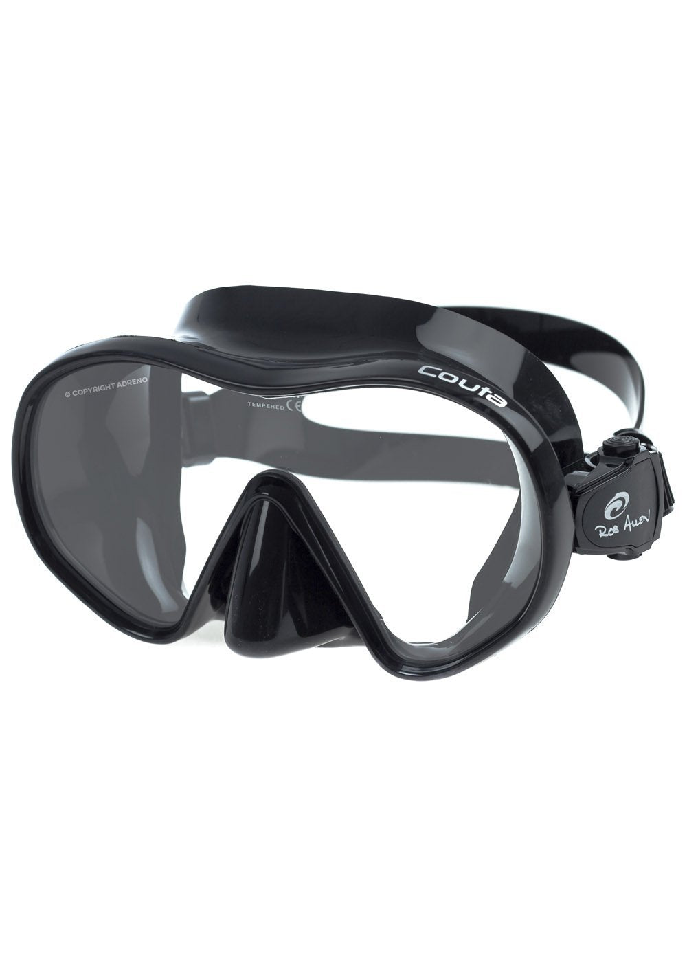 Rob Allen Couta Mask and Snorkel Set - Premium Snorkeling Gear for Adults - Perfect for Ocean Swimming, Snorkeling Adventures & Beach Vacations