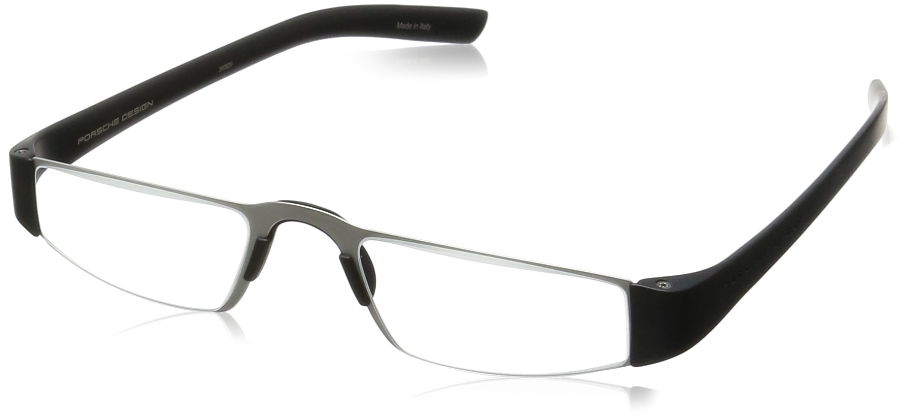 Porsche Design P'8801 P8801 A Black Men's Reading Glasses 48MM +1.50 | Stylish Prescription Eyewear for Work & Reading