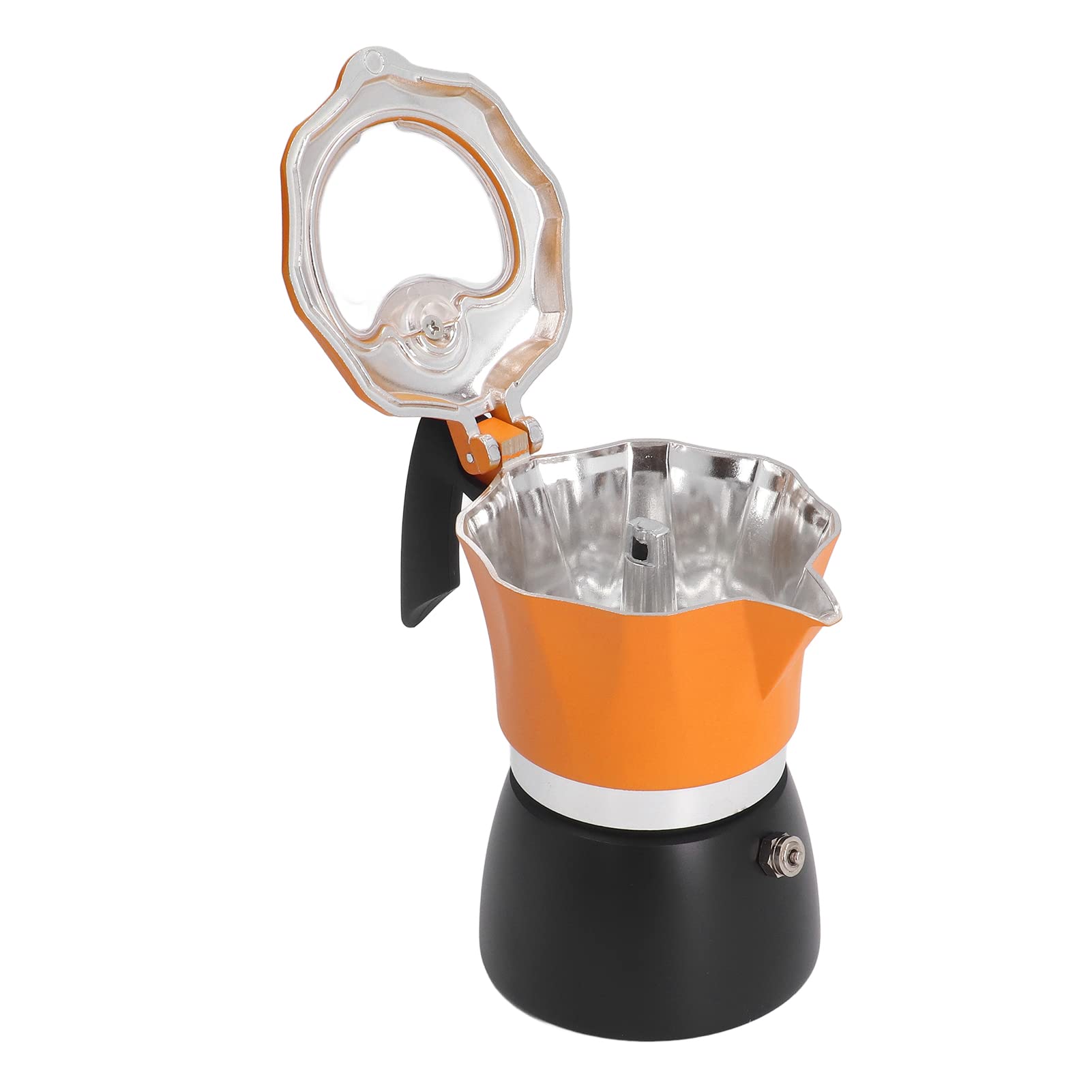 150ML Moka Pot - Italian Stovetop Coffee Maker for Home & Travel | Classic Aluminum Espresso Brewer