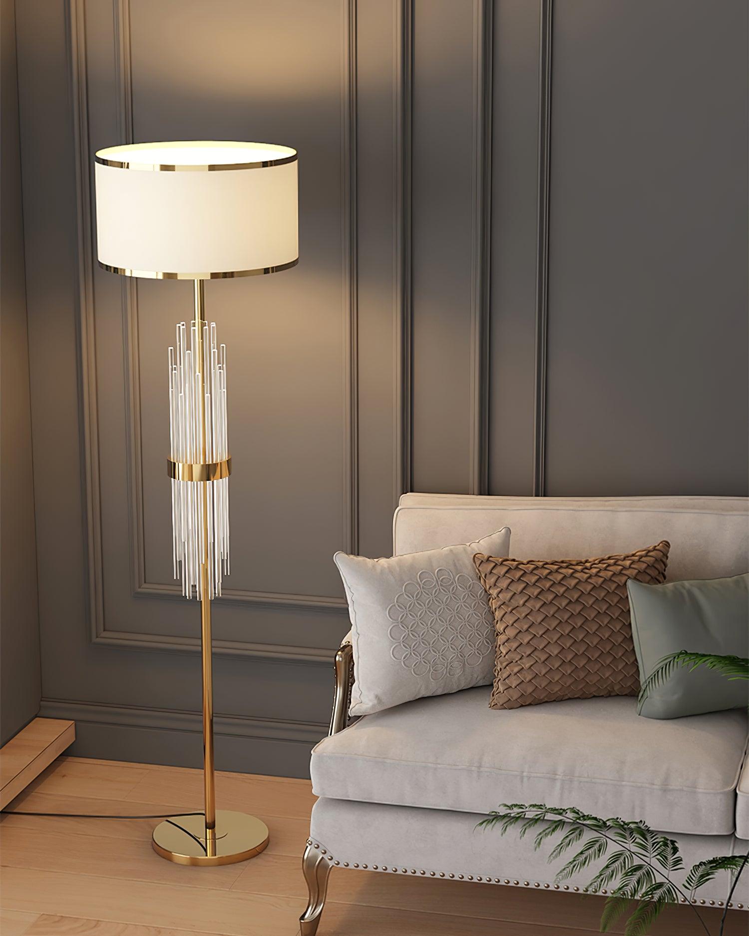 Alston Modern LED Floor Lamp with Adjustable Brightness - Perfect for Living Room, Bedroom, and Office Lighting